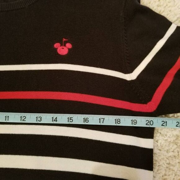 Tommy Hilfiger Disney Golf Sweater Black White Large - Picture 4 of 9